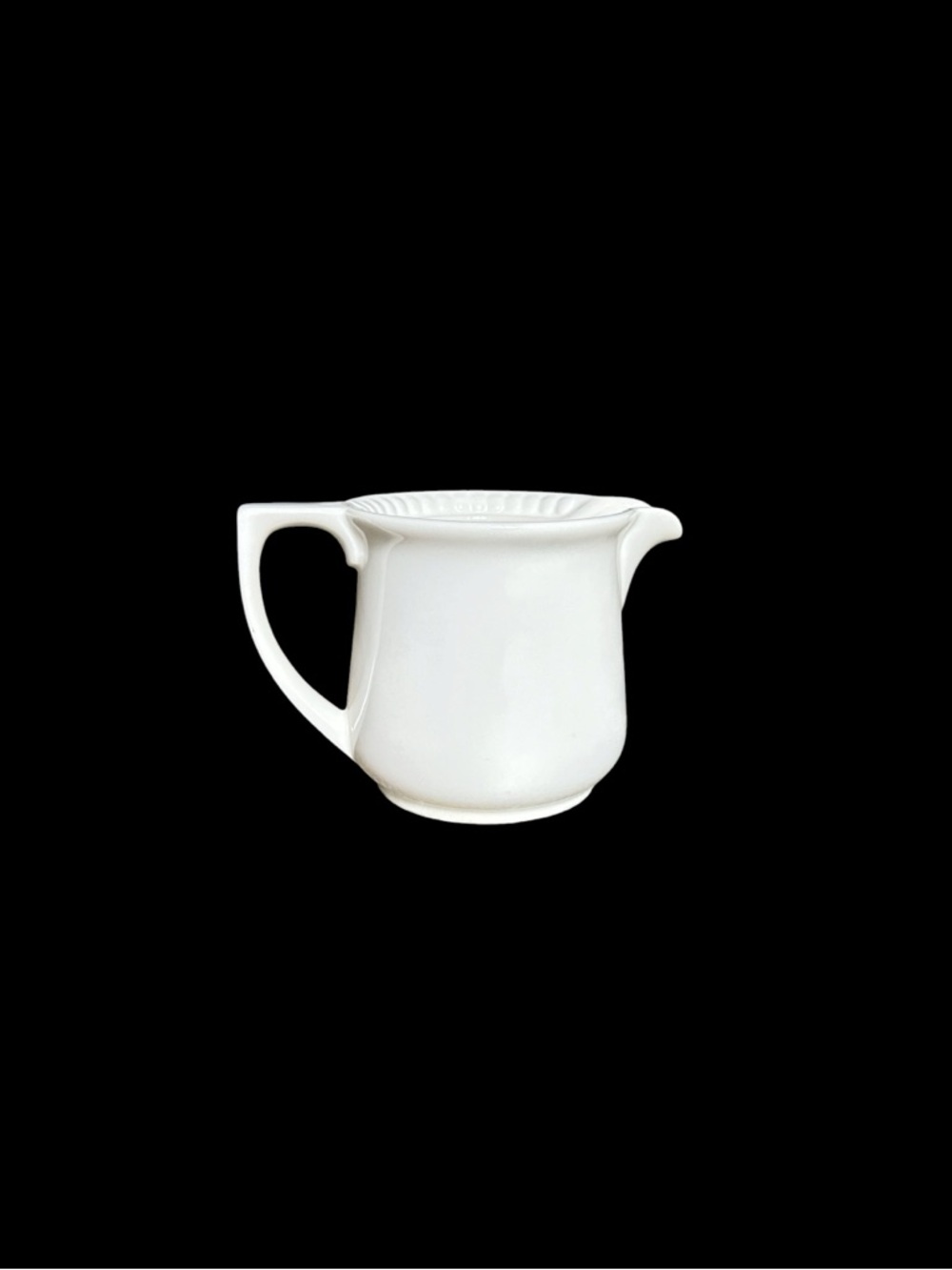 Villeroy & Boch "Switch Coffee House" White Faience Creamer Pitcher Vintage
